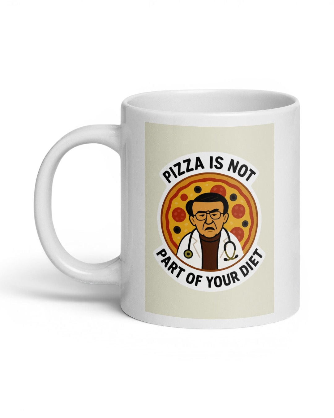 Dr. Now Official - Pizza is Not on the Menu - Mug