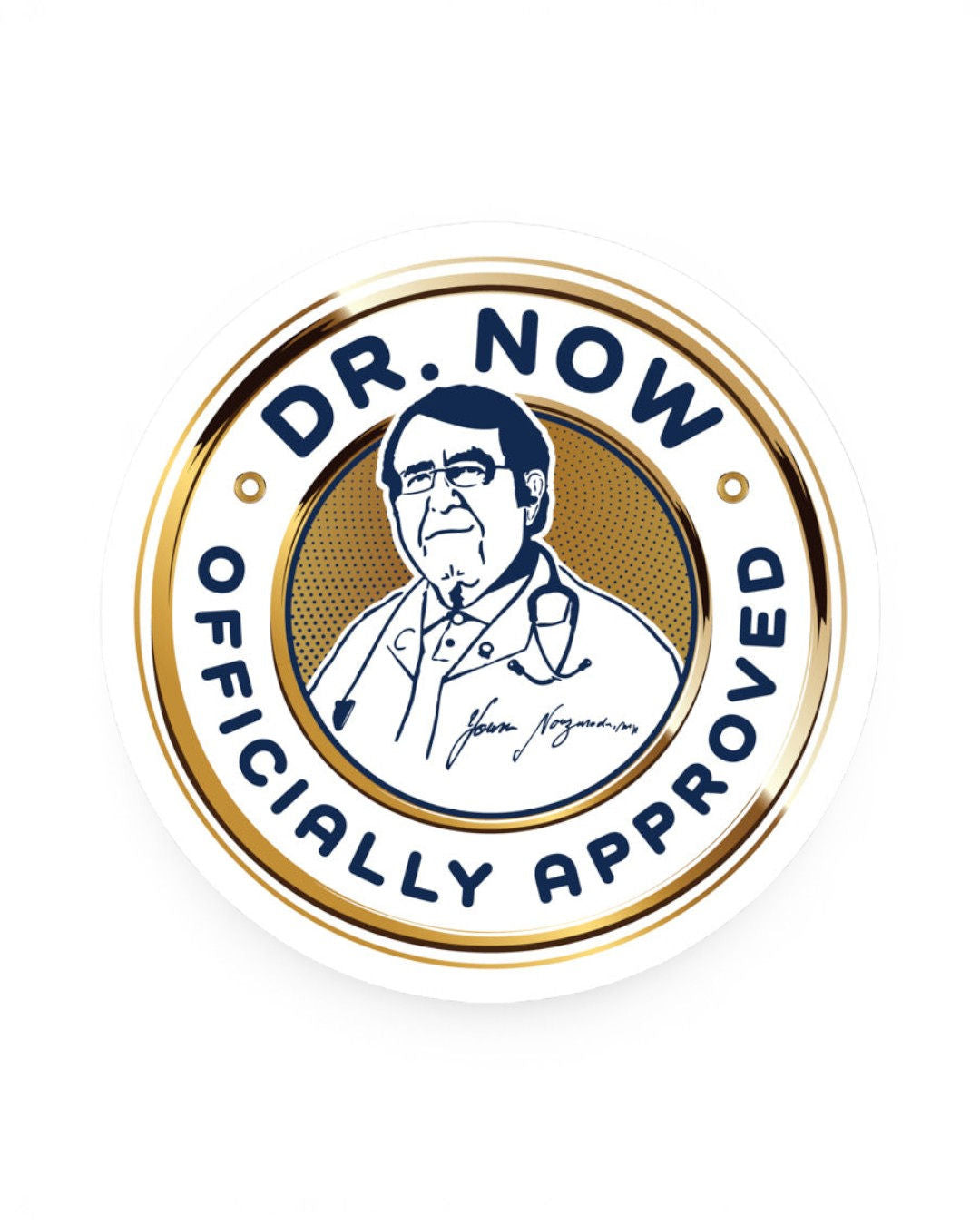 Dr. Now Official - Dr. Now Official Seal - Sticker