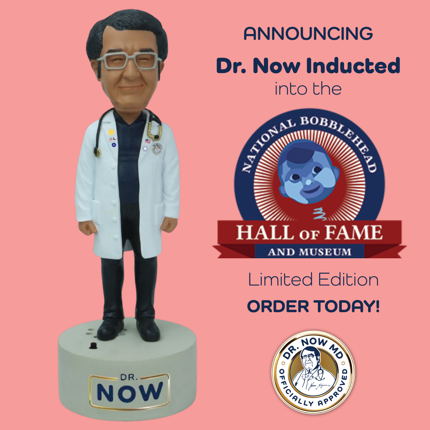 Dr. Now Talking Bobblehead