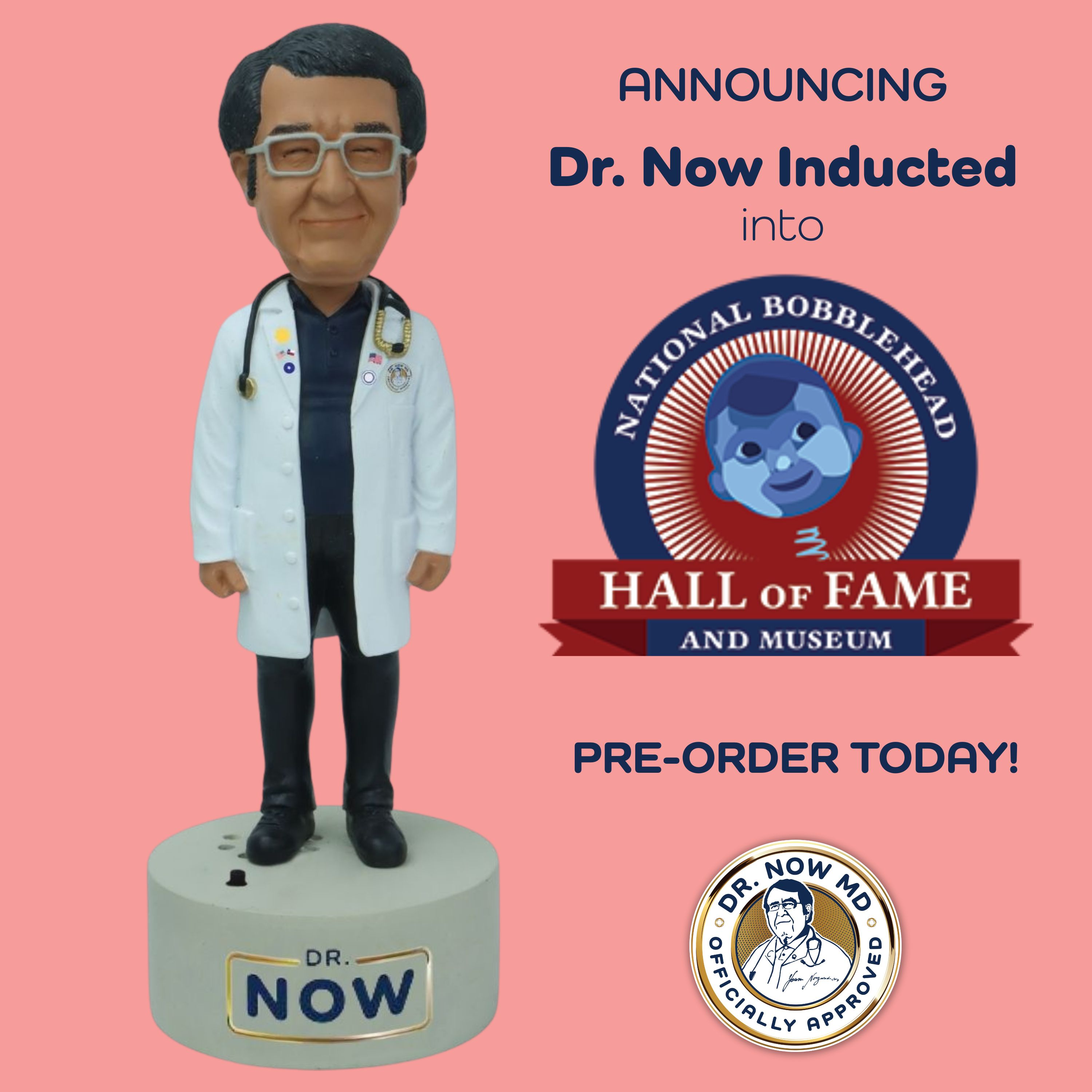 Dr. Now Talking Bobblehead (Presale)