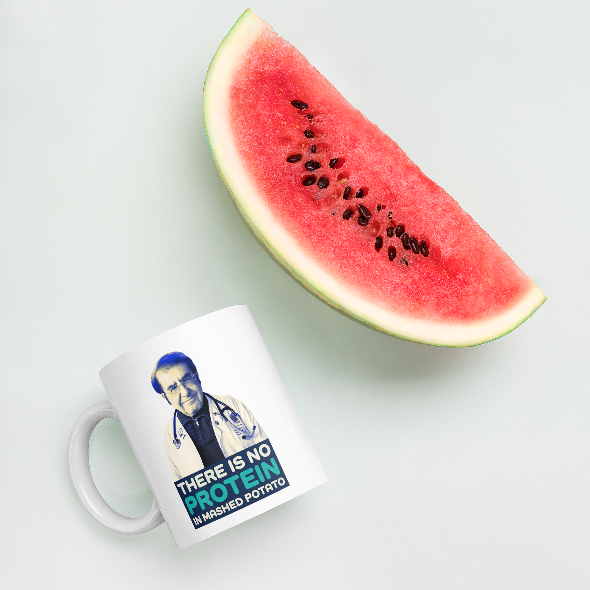 Dr. Now Official - There Is No Protein in Mashed Potato - Mug